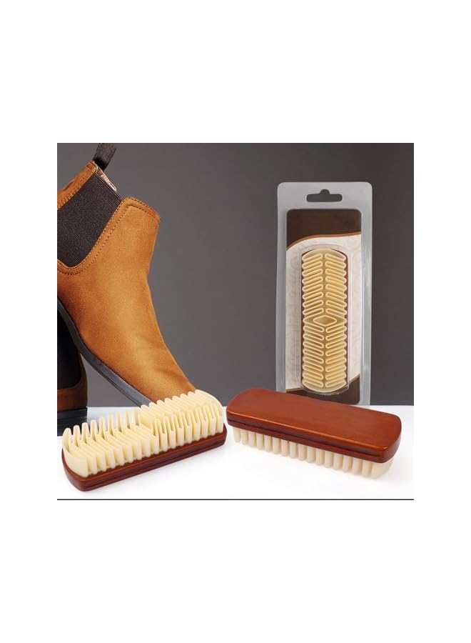 promass Suede Brush for Shoes, Suede Shoe Cleaner, Suede Eraser for Cleaning Boots Bags Furniture Belts - Image 2