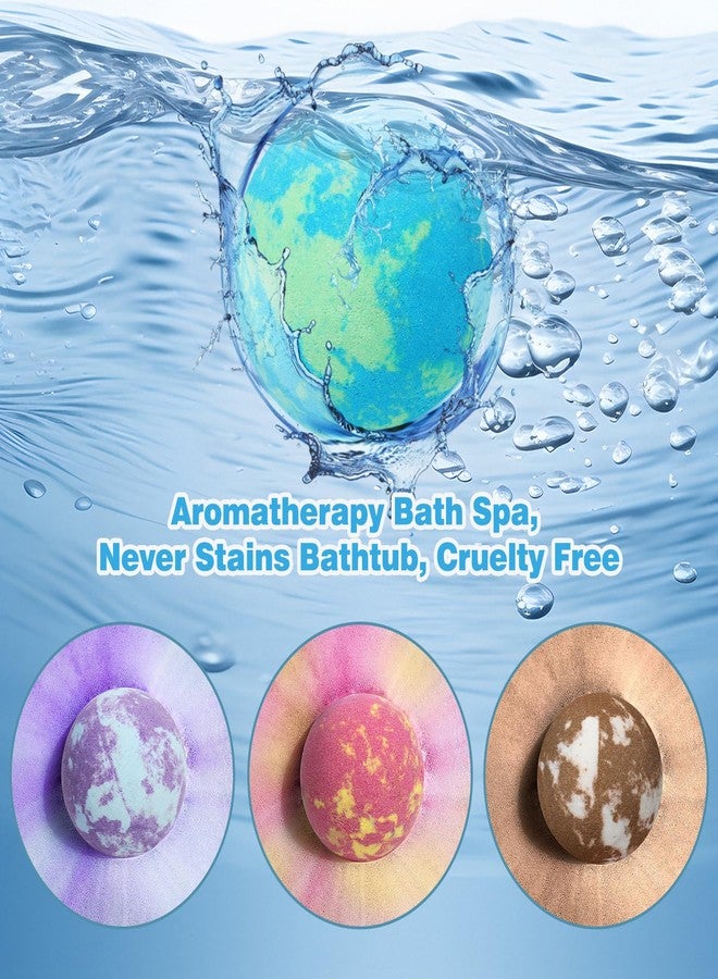 Excalla Bath Bombs for Men and Women, Gifts Set for Women & Men with Strong Scented Handmade Organic Bath Bombs Set, Natural Essential Oils, 8 Pack Relaxing Gifts for Men & Women, Birthday Easter Gifts - Image 5