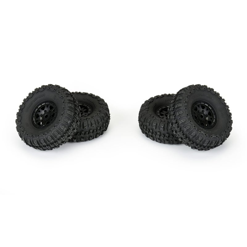 Pro-Line Racing 1/24 Trencher F/R 1.0 TRS MTD 7mm Blk Impulse 4 PRO1020910 RC Tire - Image 4
