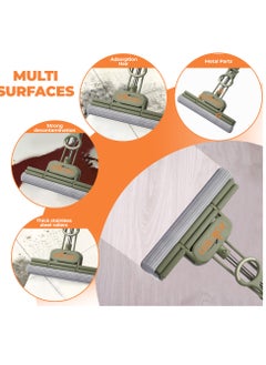 Zalcoon PVA Quadruple Rollers Sponge Mop  33cm with Bucket, 2 Extra Ultra Absorbent PVA Sponge Refill & 2 Mop Slippers|Household Cleaning Tool for Kitchen, Tiles, Multi-Surface Hard Floors  - Image 3