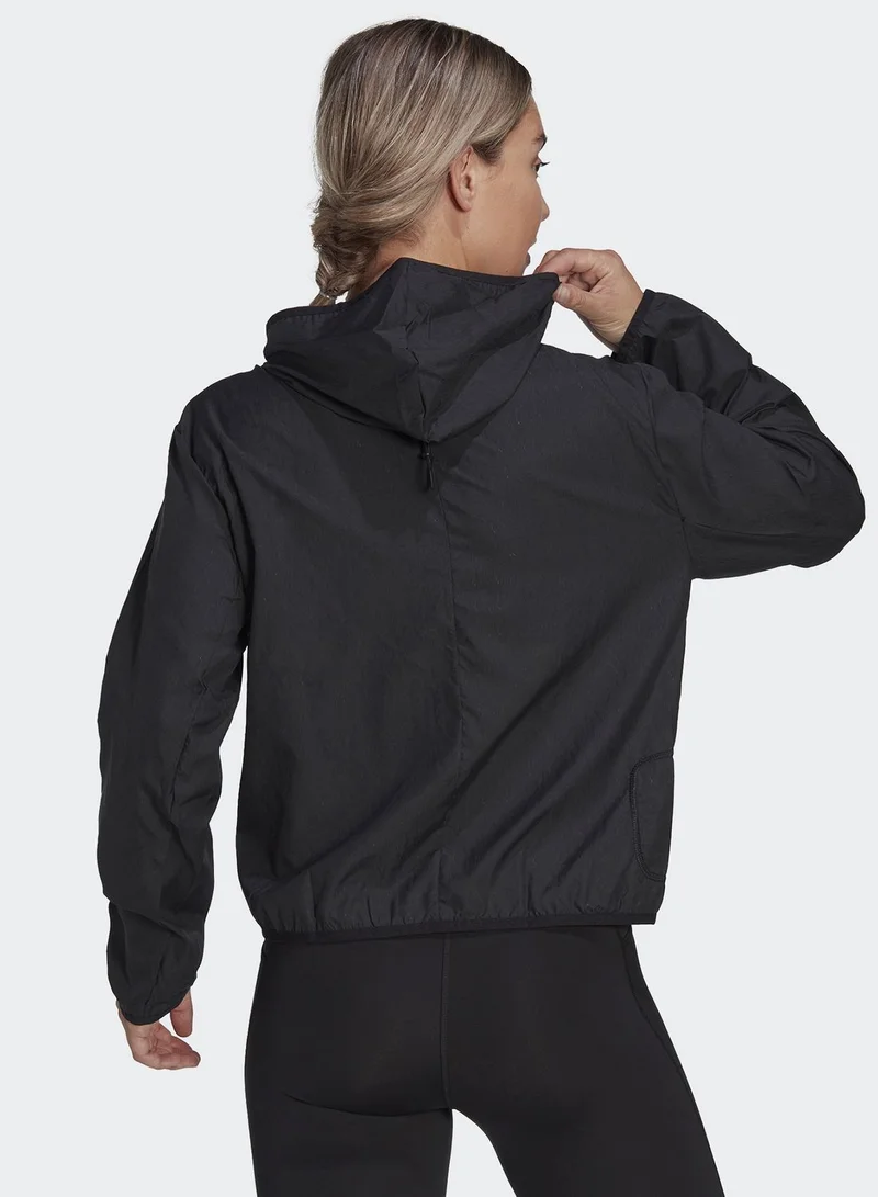 adidas جاكيت بياقة هودي