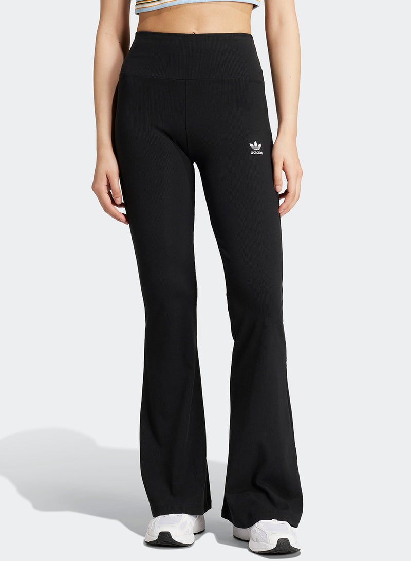 adidas Originals Essential Ribbed Flared Leggings - Image 1
