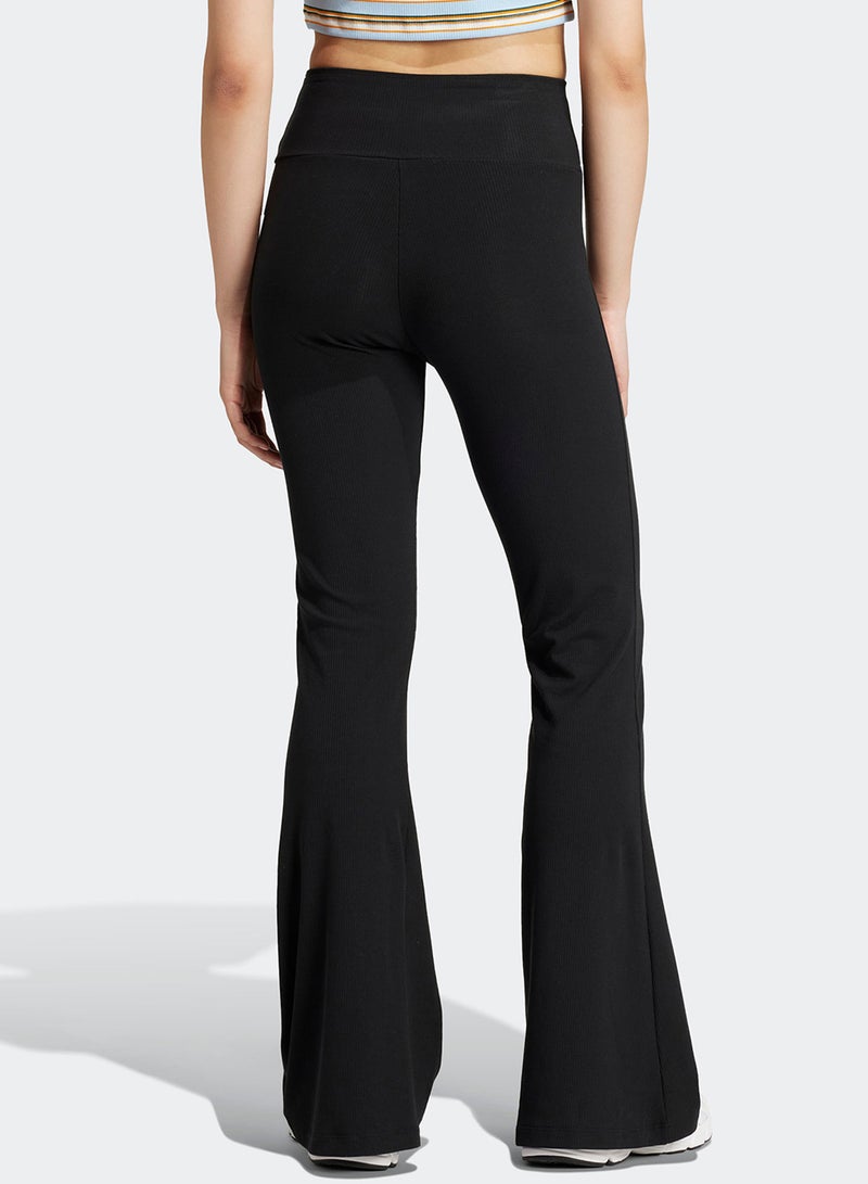 adidas Originals Essential Ribbed Flared Leggings - Image 2