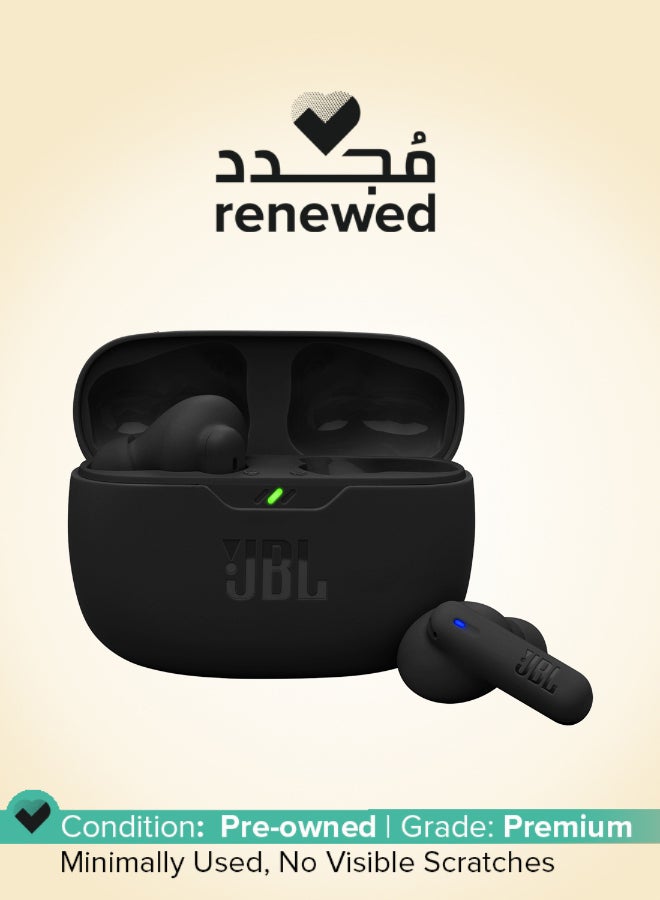 JBL Renewed - Wave Beam 2 True Wireless Noise Cancelling Earbuds - Black - Image 1