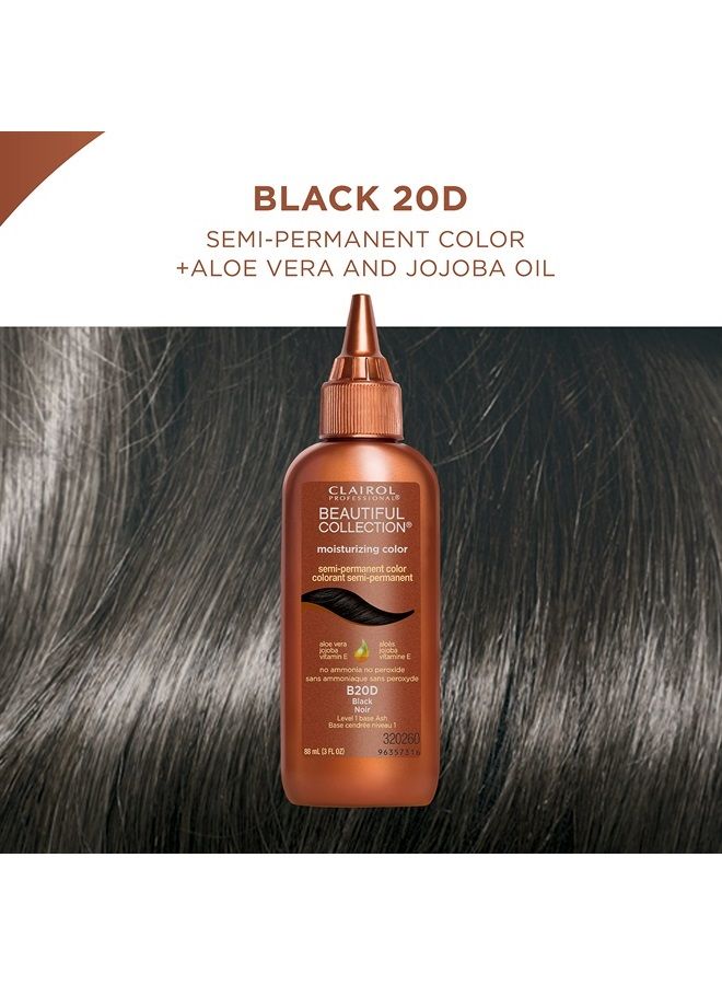 CLAIROL PROFESSIONAL Beautiful Collection Hair Color, 20d Black, 3 oz - Image 4