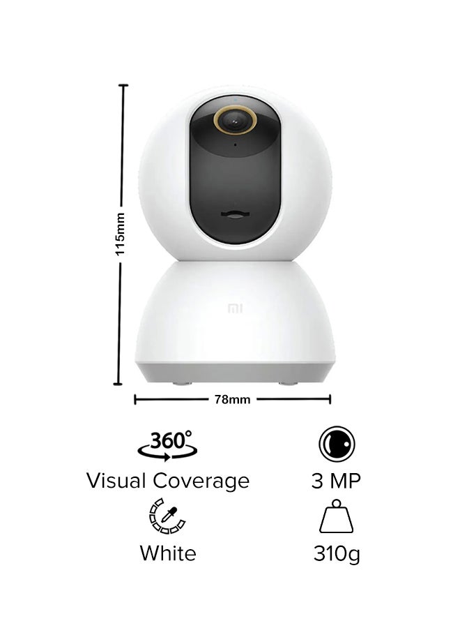 Xiaomi Mi 360° 3MP Home Security Camera 2K White - Image 2