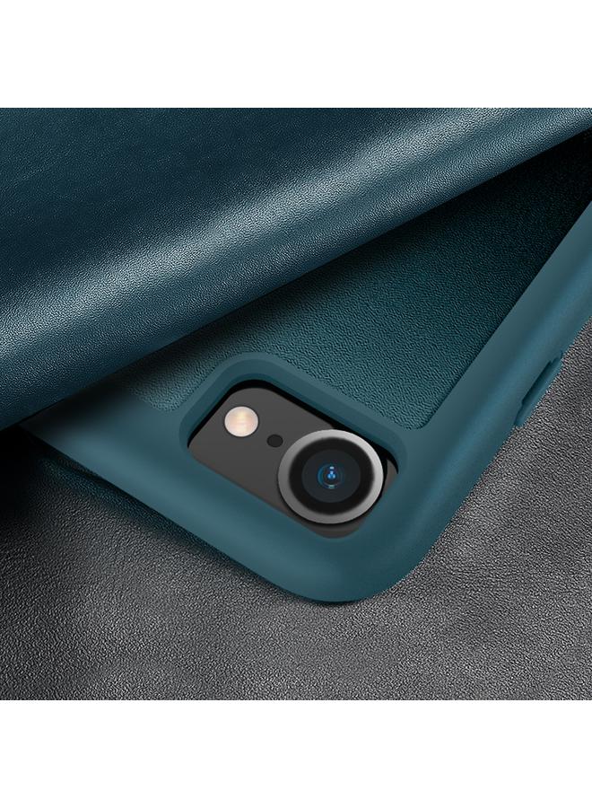 اس-توب جراب جلدي مقاوم للصدمات أفقيًا مع نافذة جانبية مغناطيسية لهاتف iPhone SE 2022 / SE 2020 / 8 / 7 - Image 5