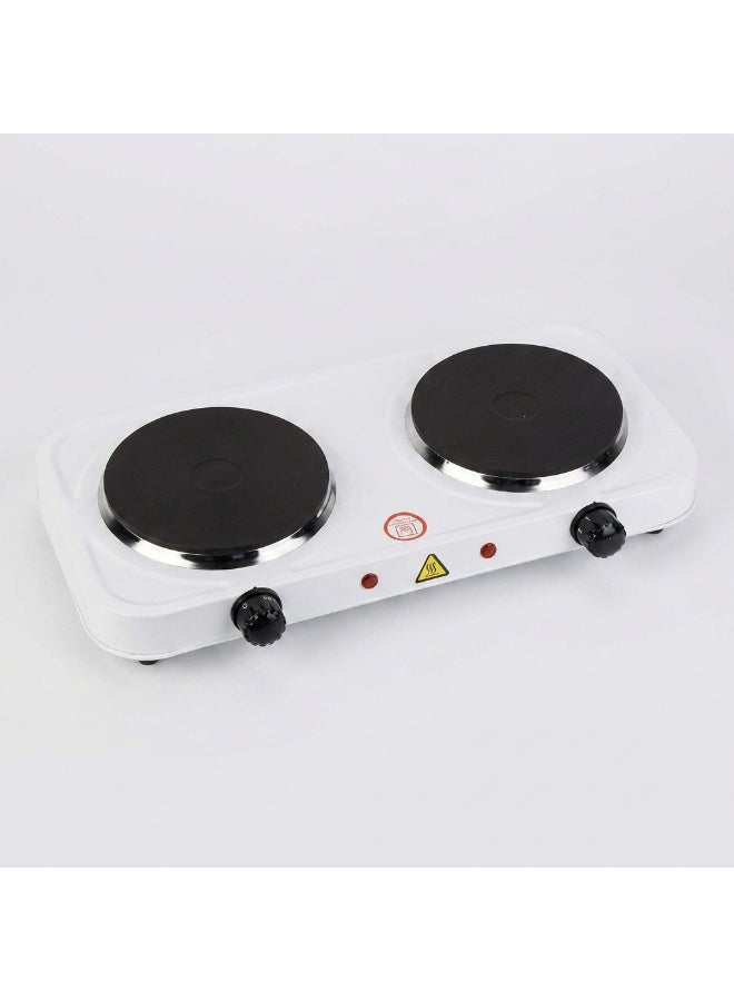 Dual Electric Heater Stove (2 Eyes), Total Power 2000W (1000W Per Eye), Super-Fast Heating, Compact and Portable Design, Ideal for Home and Office - Image 2