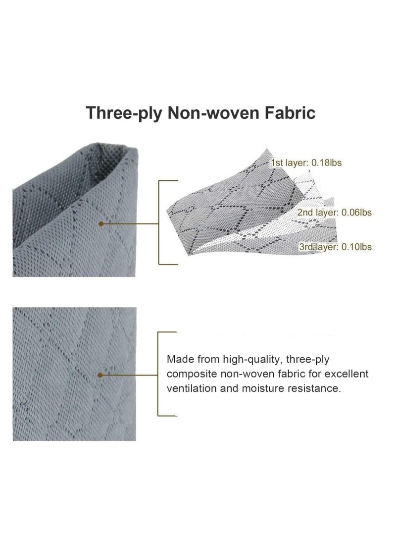 Dubkart 5 Pack 60X40cm Large Storage Bags, 90L Clothes Storage Bins Foldable Closet Organizers Storage Containers with Durable Handles Thick Fabric for Blanket Comforter Clothing Bedding  - Image 5