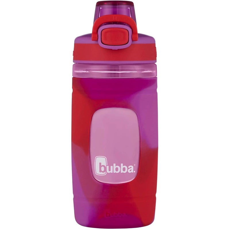 Bubba Flo Kids Water Bottle with Silicone Sleeve, 16oz., Watermelon and Wild Berry - Image 2