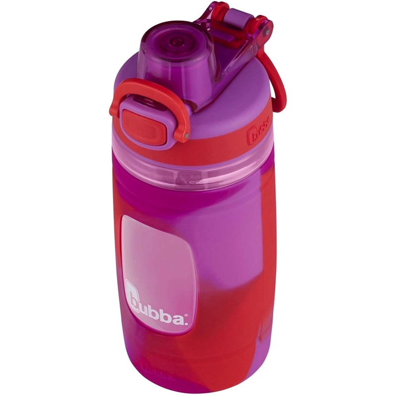 Bubba Flo Kids Water Bottle with Silicone Sleeve, 16oz., Watermelon and Wild Berry - Image 3