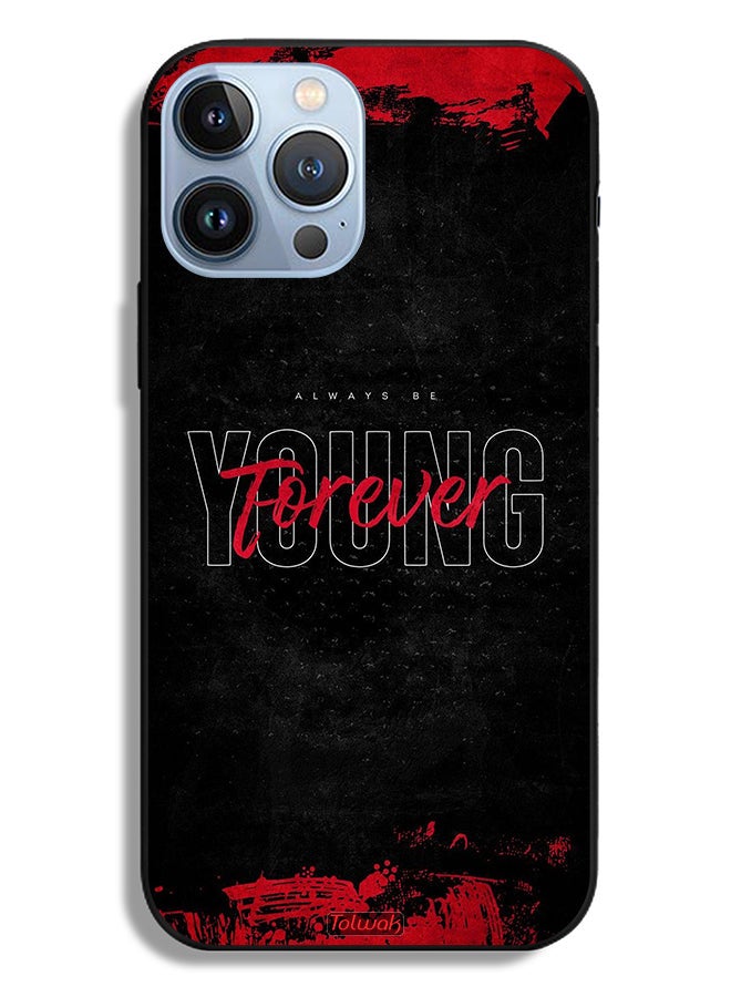 Tolwak Apple iPhone 13 Pro Max Protective Case Forever Young - Image 2