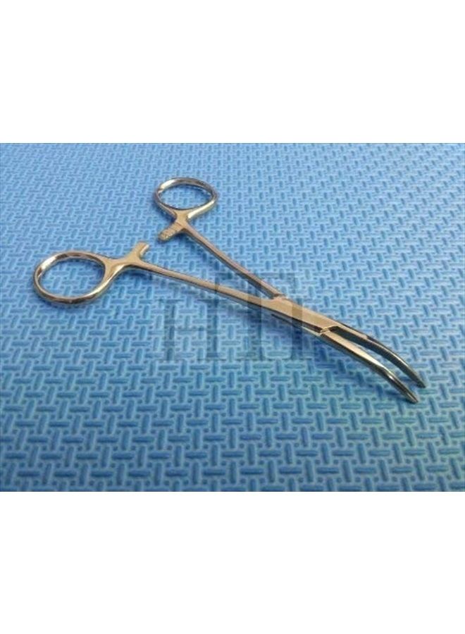 HTI BRAND Dog CAT PET Hair Puller Remover Stainless Steel HEMOSTAT Locking Forceps 5.5" Curved Full Serrated - Image 3