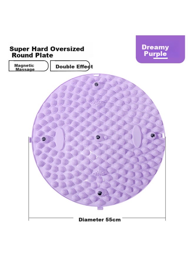 Calliven Acupressure Foot Massage Running Mat With Meridian Clearing Purple 55cm + Resistance Band  - Image 1