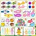 OCTERIC 360 Pcs Prefilled Easter Egg Toys Set Include 120 Pastel Color Plastic Eggs Filled with 240 Assorted Mini Novelty Toys and Stickers for Easter Hunt Basket Stuffers Party Favors for Kids Boys Girls - Image 4