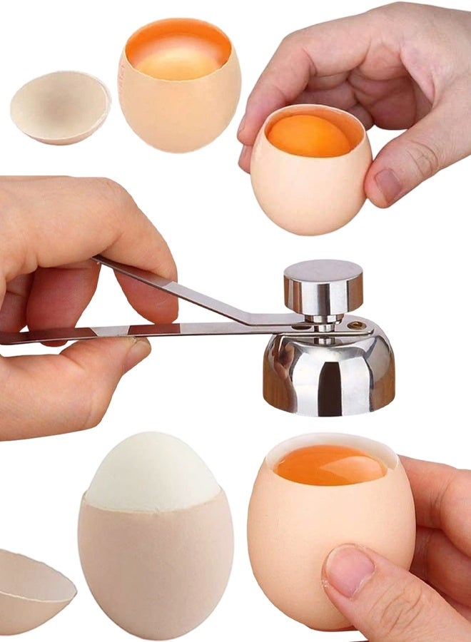Stainless Steel Egg Topper, Egg Opener Kitchen Gadget For Raw Or Soft Hard Boiled Egg, Dishwasher Safe - Image 1