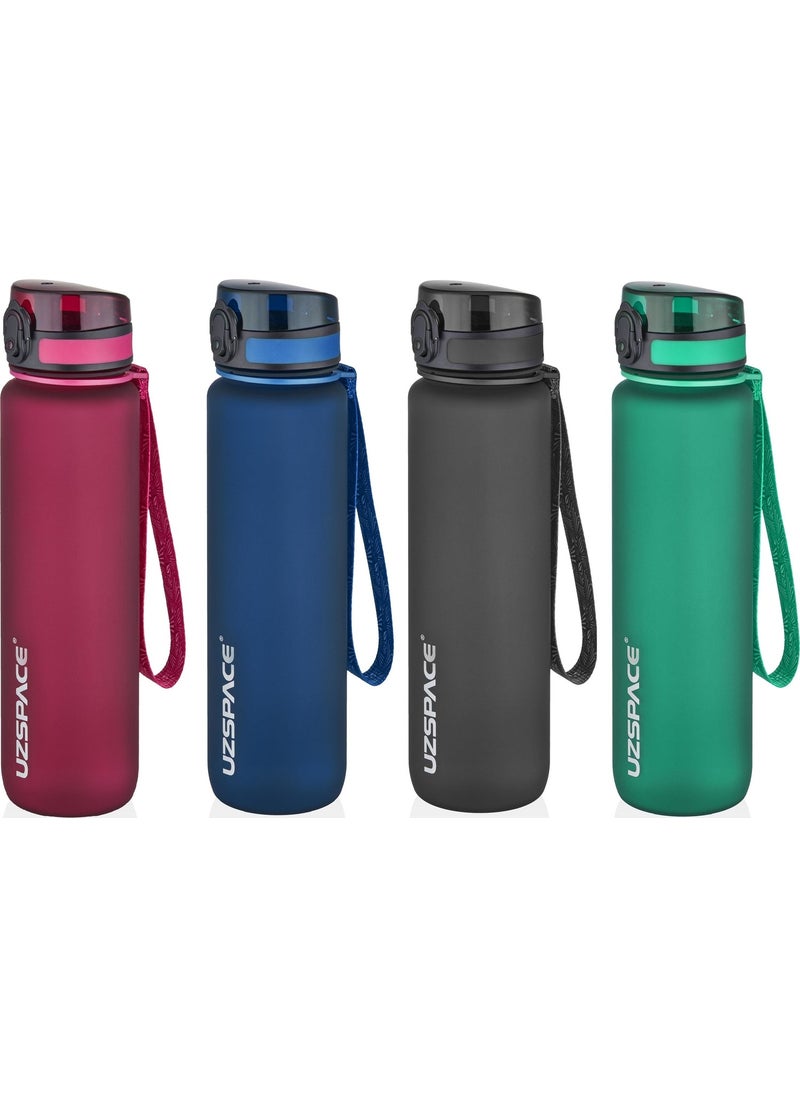 UZSPACE Fiftyfifty Set of 2 1000ML 1liter Tritan Water Flask  - Image 2