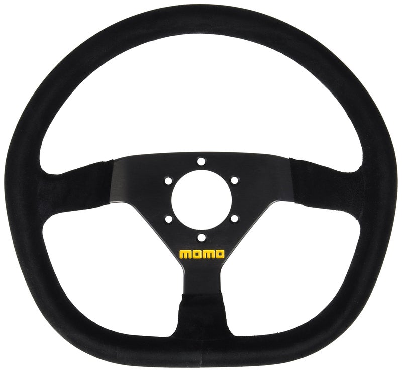 MOMO R1988_35S Mod 88 350 mm Suede Steering Wheel, Black - Image 2
