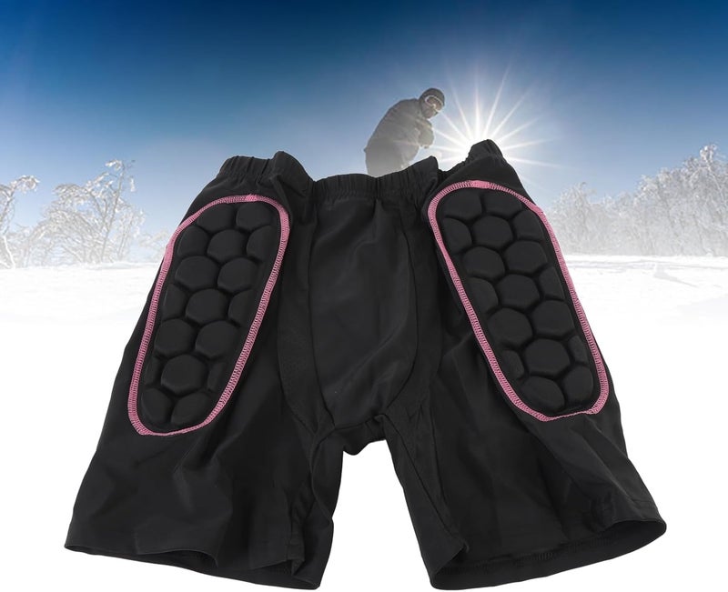 Hip Protective Pads Ski Pants, Protective Padded Shorts 3D Hip Protective Pads Ski Pants Thickened Sponge Hip Protector Ski Pants for Women - Image 2