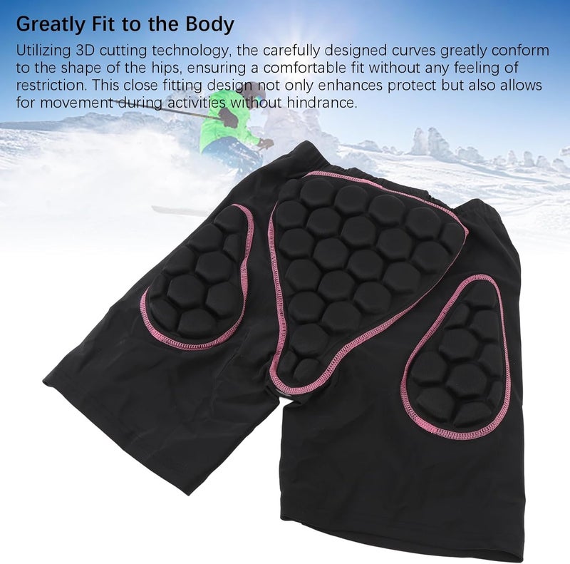 Hip Protective Pads Ski Pants, Protective Padded Shorts 3D Hip Protective Pads Ski Pants Thickened Sponge Hip Protector Ski Pants for Women - Image 5