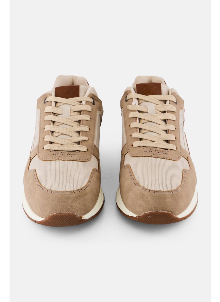 English Laundry Men Comfort Eco Low Lace Up Shoes, Beige  - Image 4