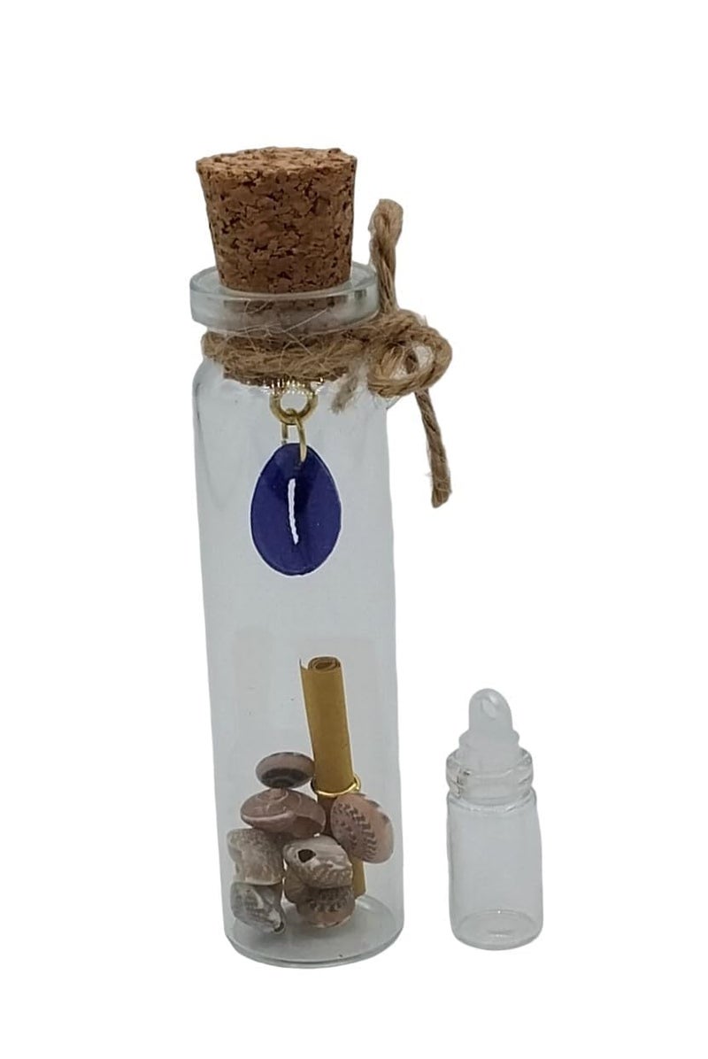 TEJ GIFTS Message Bottles for Your Loved One Sea Themed Token of Love Valentines Anniversary Birthday Gift Capsule Message Bottle Wooden Tissue Cork Closure Message Multicolor Pack Of 5 - Image 4