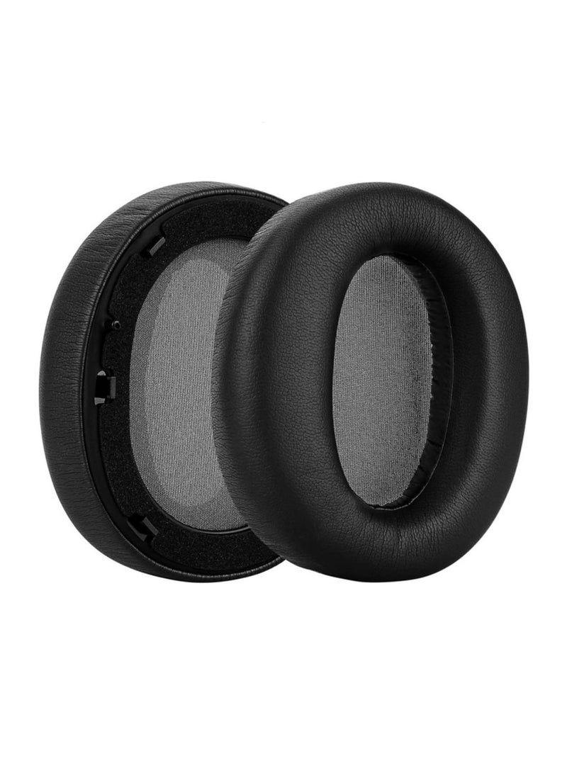 1Pair Easily Replaced Earmuffs For edIFIER W820NB Headphone Earpads With Buckle Earpads For Edifier W820NB Headphone Cover Replacement Black - Image 1
