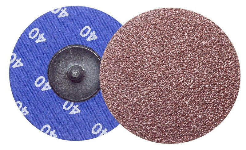 Benchmark Abrasives 3 Inch Sanding Discs Quick Change Aluminum Oxide - Sanding Discs, Drill & Die Grinder Sanding Disc - Deburring Polishing Rust Remover for Metal Paint Stripper (25 Pack), 80 Grit - Image 3