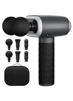 Electric Massage Gun DM, Dual Heads Massage with Hot Compress