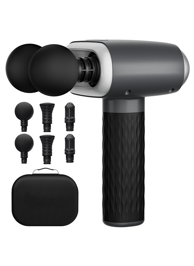 Generic - Electric Massage Gun DM, Dual Heads Massage with Hot Compress - Image 1