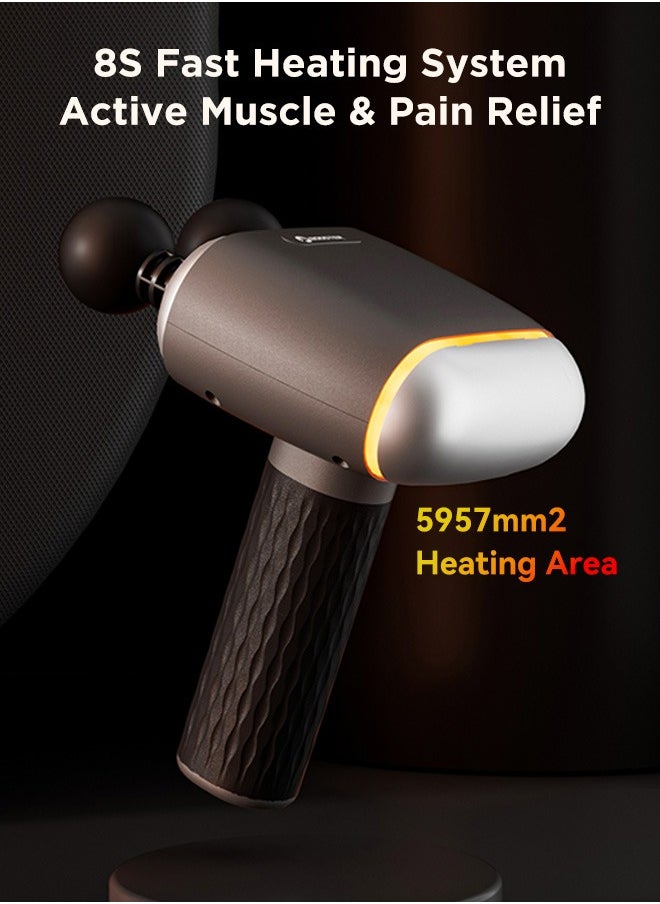 Generic - Electric Massage Gun DM, Dual Heads Massage with Hot Compress - Image 1