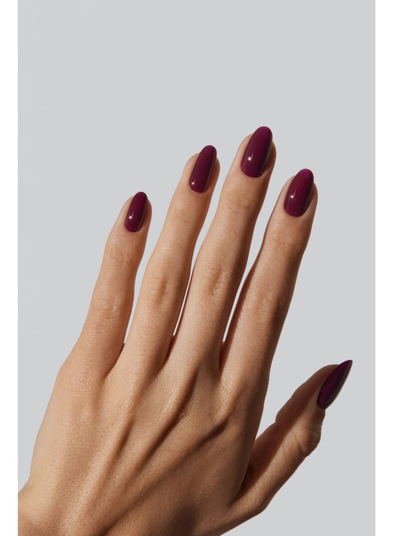 Dermacol 5 Day Stay Nail Polish 24 Royal Plum 11ml - Image 2