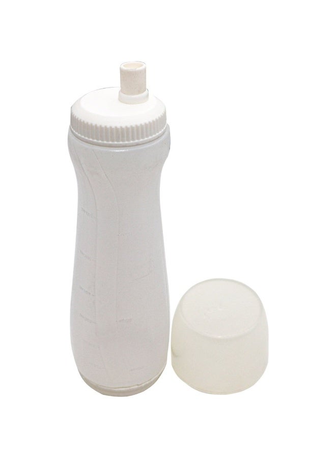 السيف هوم علبة توزيع عجين 750 مل، تحكم دقيق في السكب، تصميم شفاف وعملي، متعددة الاستخدامات - شفاف × أبيض - Image 1