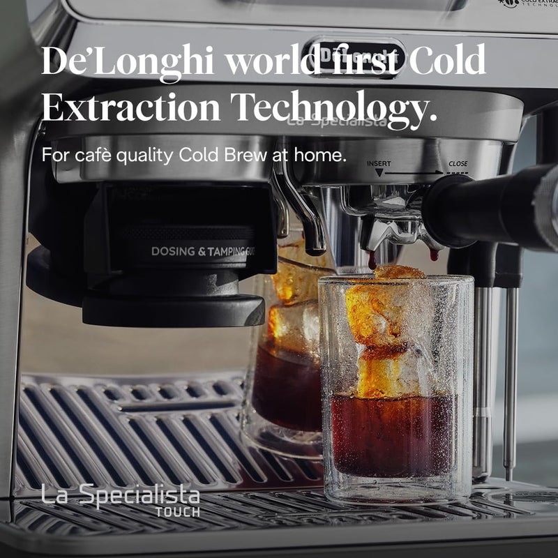 De'Longhi آلة إسبريسو دي'لونجي لا سبيشاليستا تاتش مع مطحنة متقدمة ووظيفة التحضير البارد - Image 5