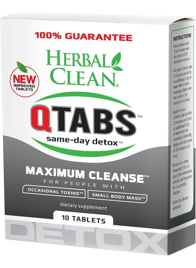 Herbal Clean - Same-Day Detox Portable And Discreet 10 Tablets - Image 1