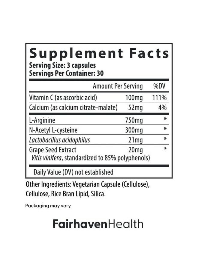 Fairhaven Health FertileCM Fertility Supplement for Women, Capsules - Fertile Cervical Mucus, Ovulation Cycle, Includes L-Arginine, N-Acetyl-Cysteine, Grape Seed Extract and Vitamin C - 90 Capsules - Image 2