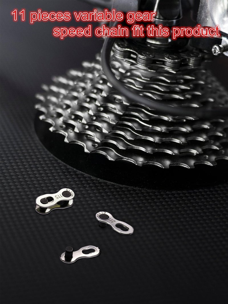 Jovitec 3 Pairs Bicycle Missing Link 11 Speed Chain Reusable Silver Steel Bike Chain Link - Image 5