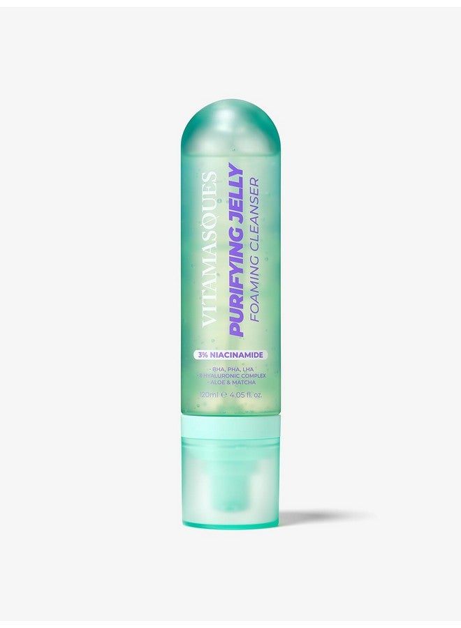 Vitamasques Purifying Jelly Foaming Cleanser Brightens and Hydrates Skin Facial Cleanser - 4.05 fl oz - Image 1