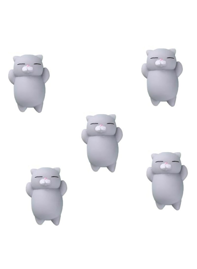 Daytoyz Squishy Cat Set - 2" Soft Silicone Kawaii Kitties, Top Stress Relief Toy 2025, Unique Kids & Adults Egg Filler Gift Idea, Best Teenage Girl, Teen Boy & Tween Easter Basket Stuffers Present - Image 1