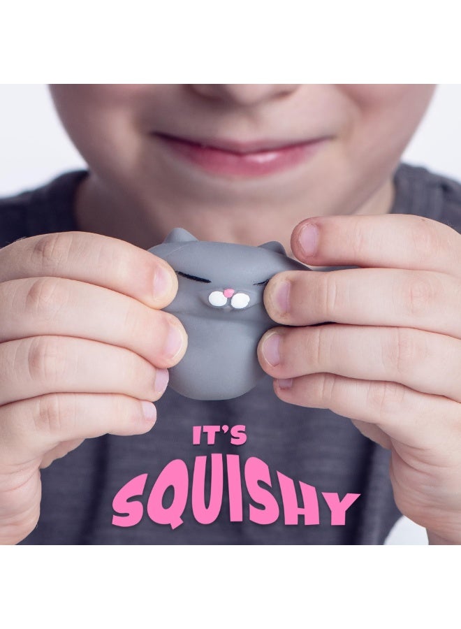 Daytoyz Squishy Cat Set - 2" Soft Silicone Kawaii Kitties, Top Stress Relief Toy 2025, Unique Kids & Adults Egg Filler Gift Idea, Best Teenage Girl, Teen Boy & Tween Easter Basket Stuffers Present - Image 4