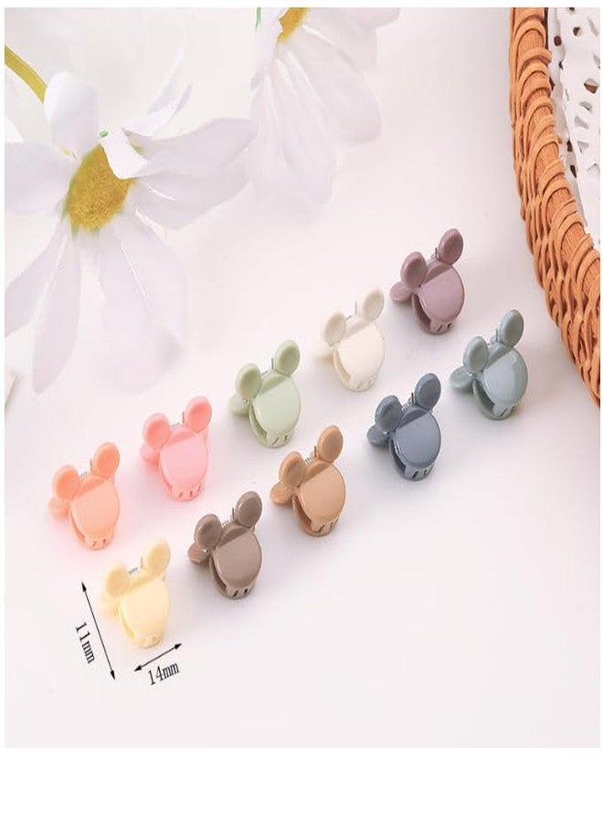 Feilguee 50 PCS Mini Claw Clips Small Hair Clips,Barrettes Hair Accessories Colorful Cute Hair Accessories for Women - Image 3