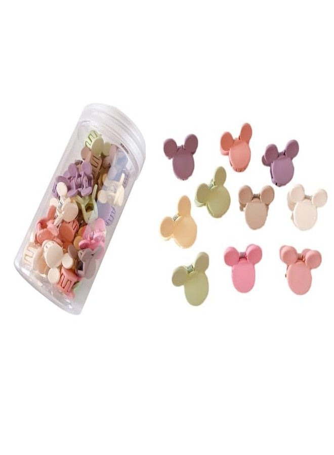 Feilguee 50 PCS Mini Claw Clips Small Hair Clips,Barrettes Hair Accessories Colorful Cute Hair Accessories for Women - Image 1