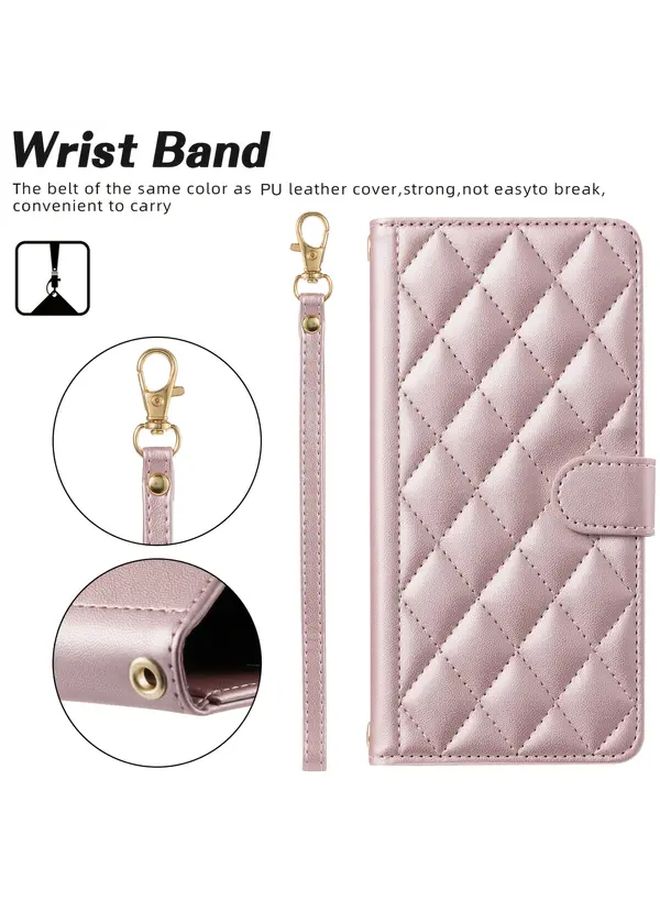 Purple PU Faux Leather Flip Case For Galaxy A17 Wallet Card Slot - Image 2