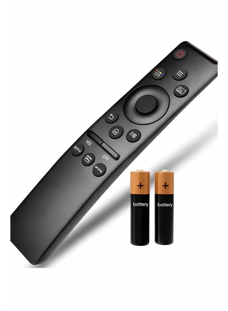 BLUMENiT Universal Remote Control Compatible with All Samsung LED QLED UHD SUHD HDR LCD Curved Frame Solar Powered HDTV 4K 8K 3D TVs with Buttons for Netflix, Prime Video, WWW with battery - Image 1