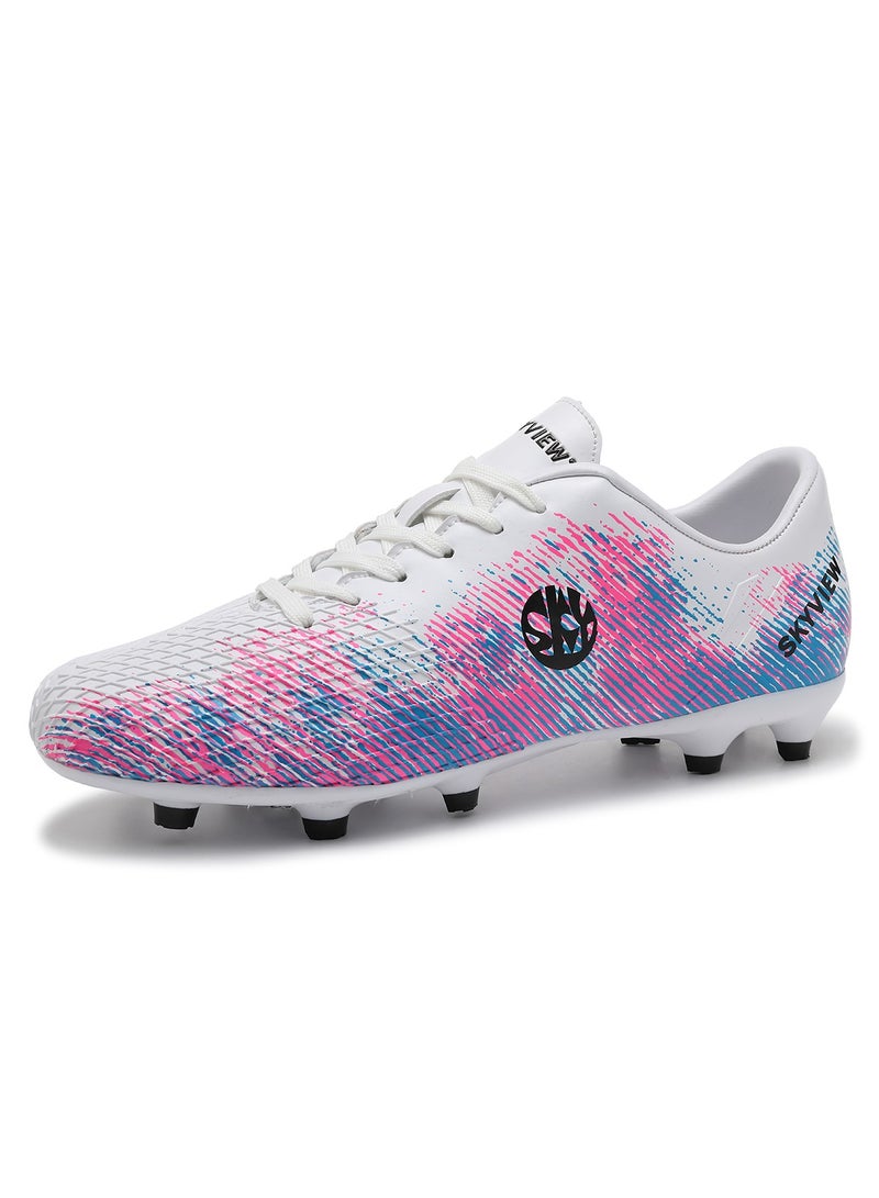 Sky View Kids Soccer Boys Girls Soccer shoes FG sole low top Indoor Outdoor Breathable Casual Professional Athletic Football Cleats Shoes  - Image 1