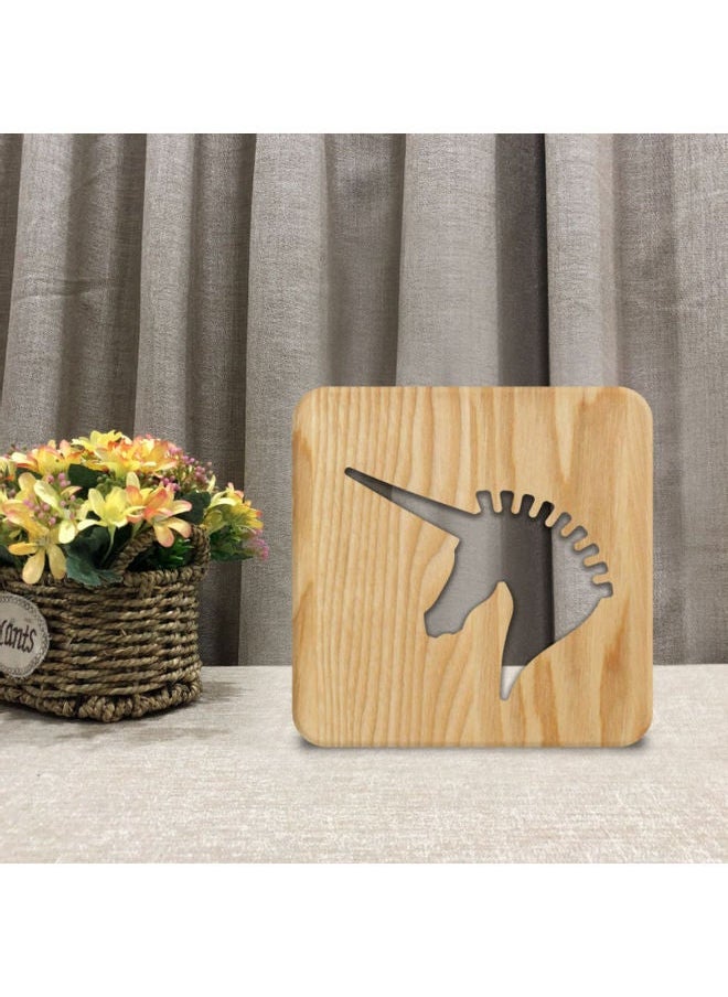 NIBEMINENT - Unicorn Design Table Lamp Beige 19x19cm - Image 1