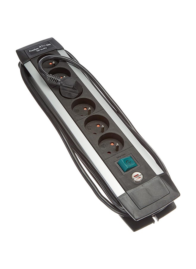 Brennenstuhl Premium An4 Aluline Power Strip With Switch 1.8 M H05vvf 3g1 5  Grey 