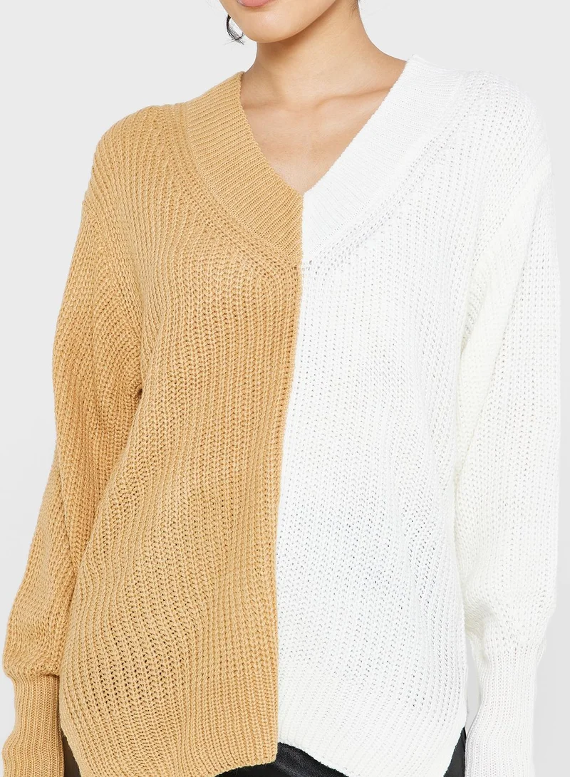 ELLA Colorblock Sweater