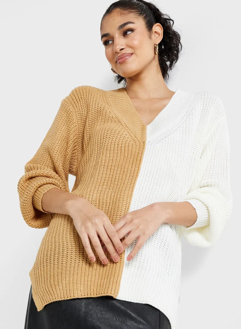ELLA Colorblock Sweater