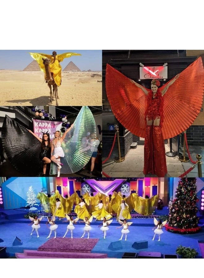 Best Dance Women's Professional Belly Costume Angle Wings No Stick - Image 5